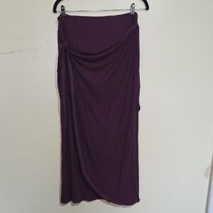 Chic Asymmetrical Purple Skirt